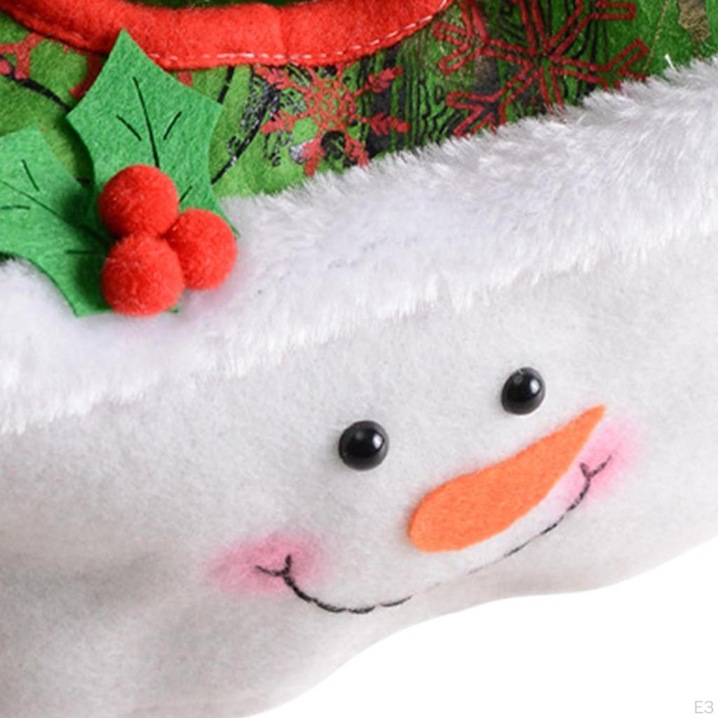 Christmas Tissue Box Cover, Napkin Organizer Decoration, for Vanity Tops Desktop Dressers