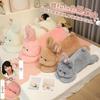 Super Large White Bunny Plush Sleeping Pillow Doll for Girls