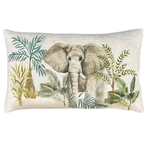 Evans Lichfield Kenya Elephant Cushion Cover