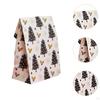 10 Pieces Christmas Gift Bag Food Packing Bags Sweets Pastry for Birthday Party Decor