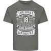 First 18 Years of Childhood Funny 18th Birthday Unisexs Light Cotton TShirt