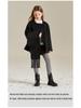 Girls' 2025 Double-Sided Wool Coat - Winter Warm, Collarless, Loose-Fit Layering Coat