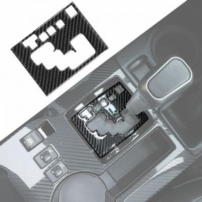 Carbon Fiber Central Gear Shift Panel Cover Trim Decor Sticker For 4Runner 2010+