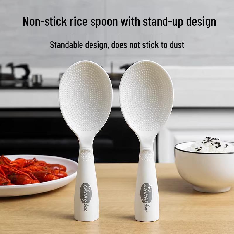 Newcomer Rice Spoon Set: Non-Stick, High-Temperature Resistant Serving Spoons for Electric Rice Cookers.