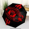 Football United F.C Print Automatic Open Close Umbrella, Portable Foldable Umbrella, for Outdoor Commute Camping Trip, Ideal Birthday Gift