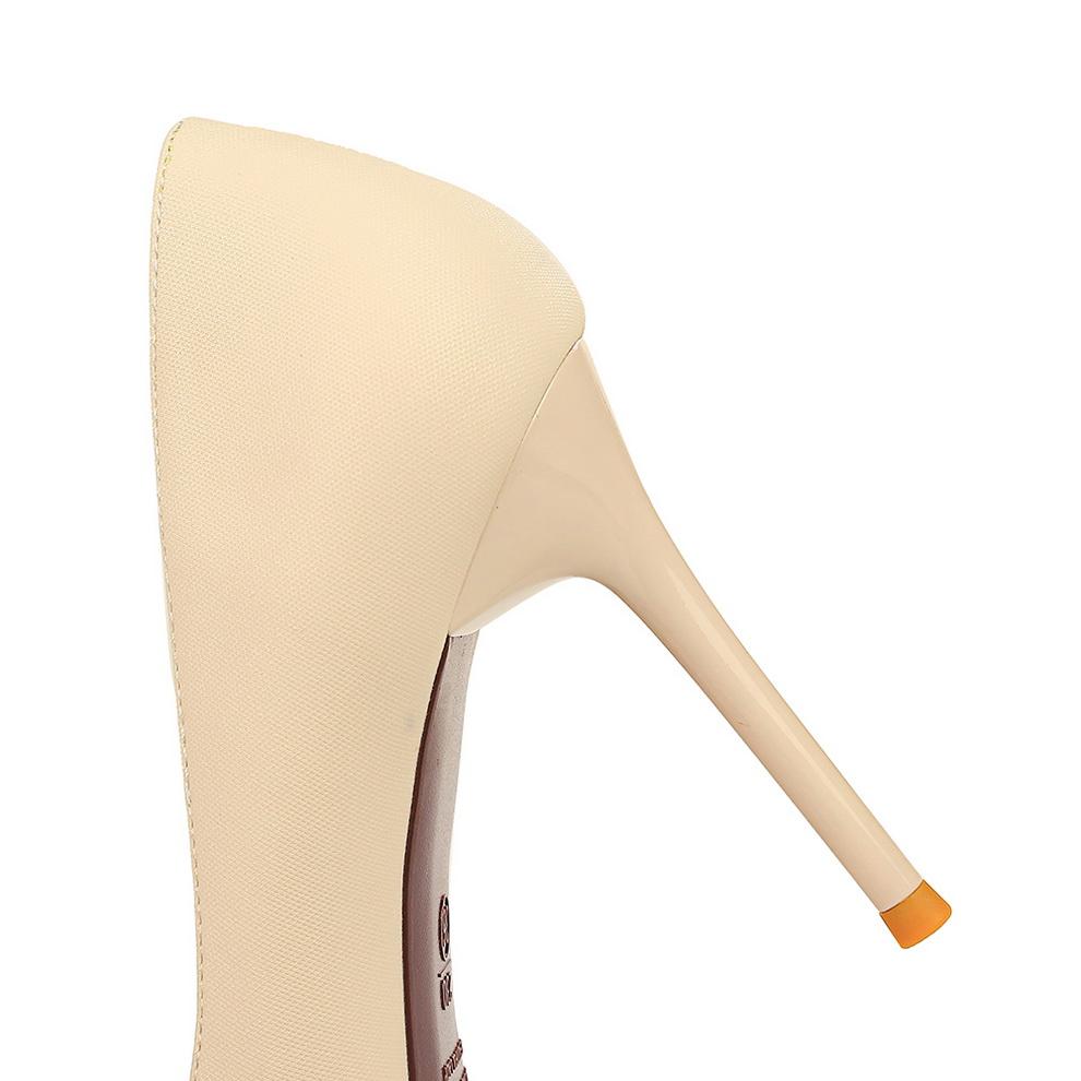 Banchet de damă cu tocuri înalte, tăiat lejer, blocaj de culoare, lanț metalic ascuțit, pantofi decorativi individuali