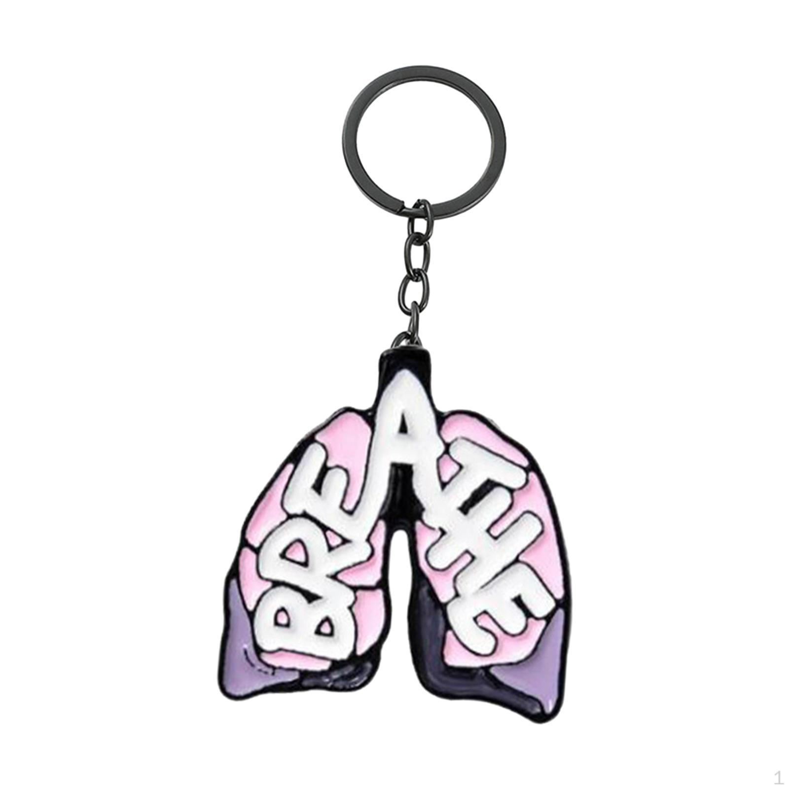 

Body Organ Keychain Bag Pendant, Funny Couples Parts Keyring, Cartoon Keyring for Tote alphabet