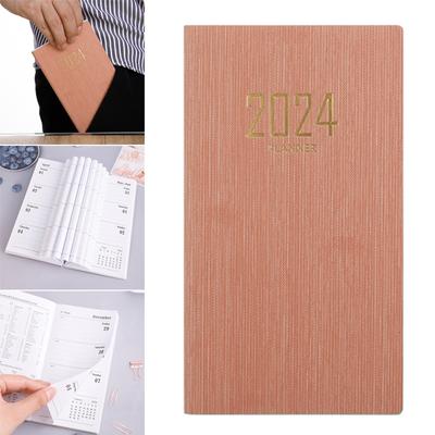 A6 Notebook Planner for  Daily Plan, English Student Stationery with Key Words Calendar Organizer Notebooks