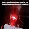 Motorcycle Handlebar Decoration Aircraft Motorcycle Decorations for Handlebar Wind Powered Cute Decor with LED Lights for Car