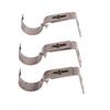 3Pcs Curtain Rod Hook Holder Iron Bracket Universal Design Home Decoration for Bedroom