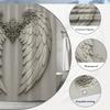 Angel Wings 3D Printed Shower Curtain Machine Washable All Season Waterproof Privacy Protection Elegant Design Spiritual