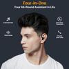 AI Translation Earbuds 144 Languages & Accents Translator Earphones 4 In 1 AI Bluetooth 5.4 Translating Headphone Support Playing Music Phone Calls