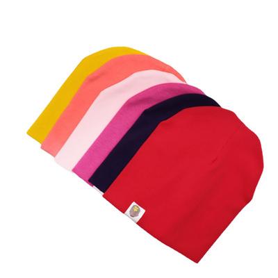 New Baby Hip-hop Cotton Spring and Autumn Toddler Hat Boys and Girls Winter Warm Solid Color Children's Cap