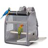Portable Bird Carrier Bird Backpack with Perch and Tray for Birds Cockatiel Parrot Breathable Large Space Bird Cage Travel Bag