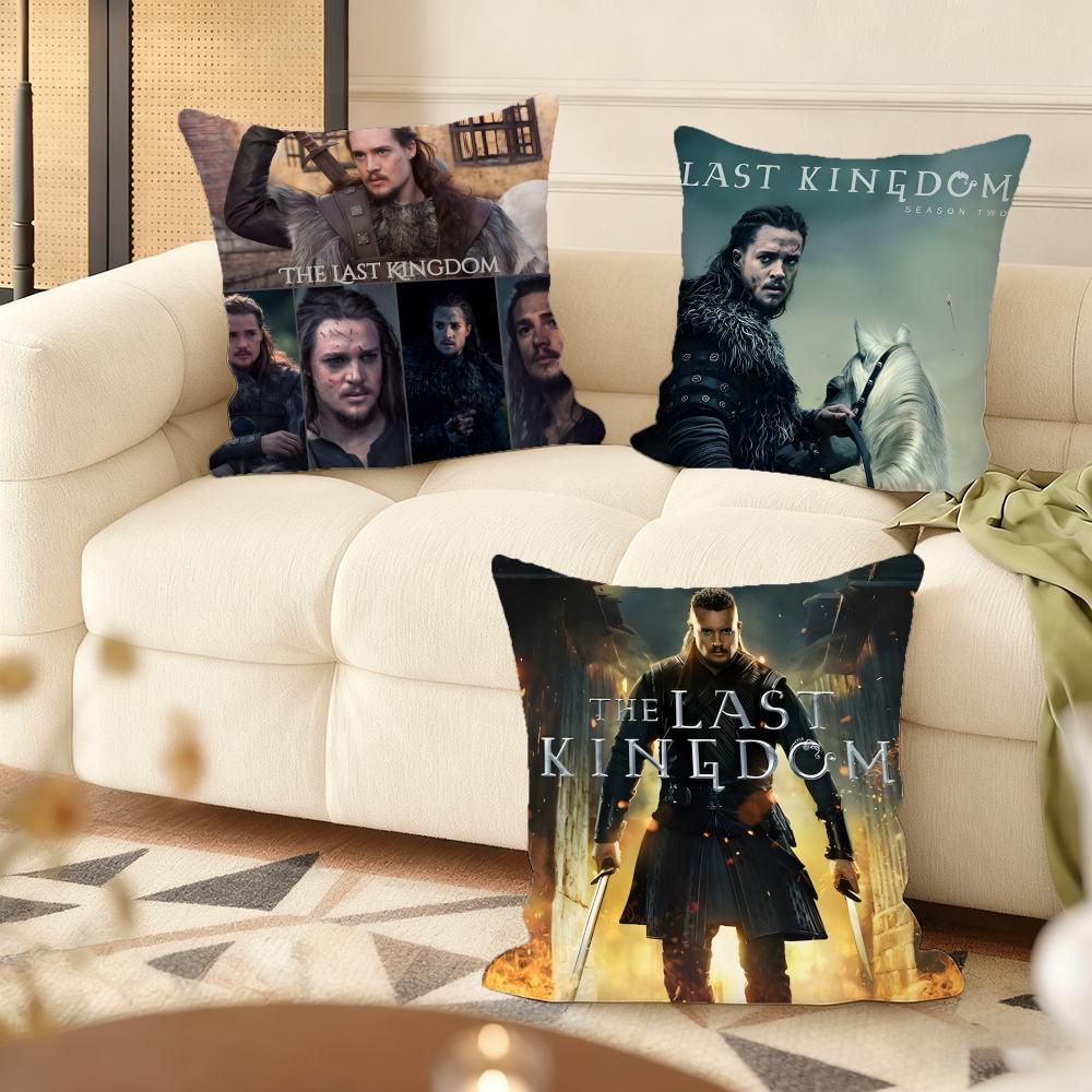 Cushion Cover Silky Short Plush Home Sofa Cushion Cover - Invisible Zipper Home Decoration The Last Kingdom TV Series
