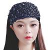 Lace Headband Wide Floral Pearl Lace Elastic Headbands Hair Accessories for Women Girls Stylish Hair Scarf for Yoga Gym Sports