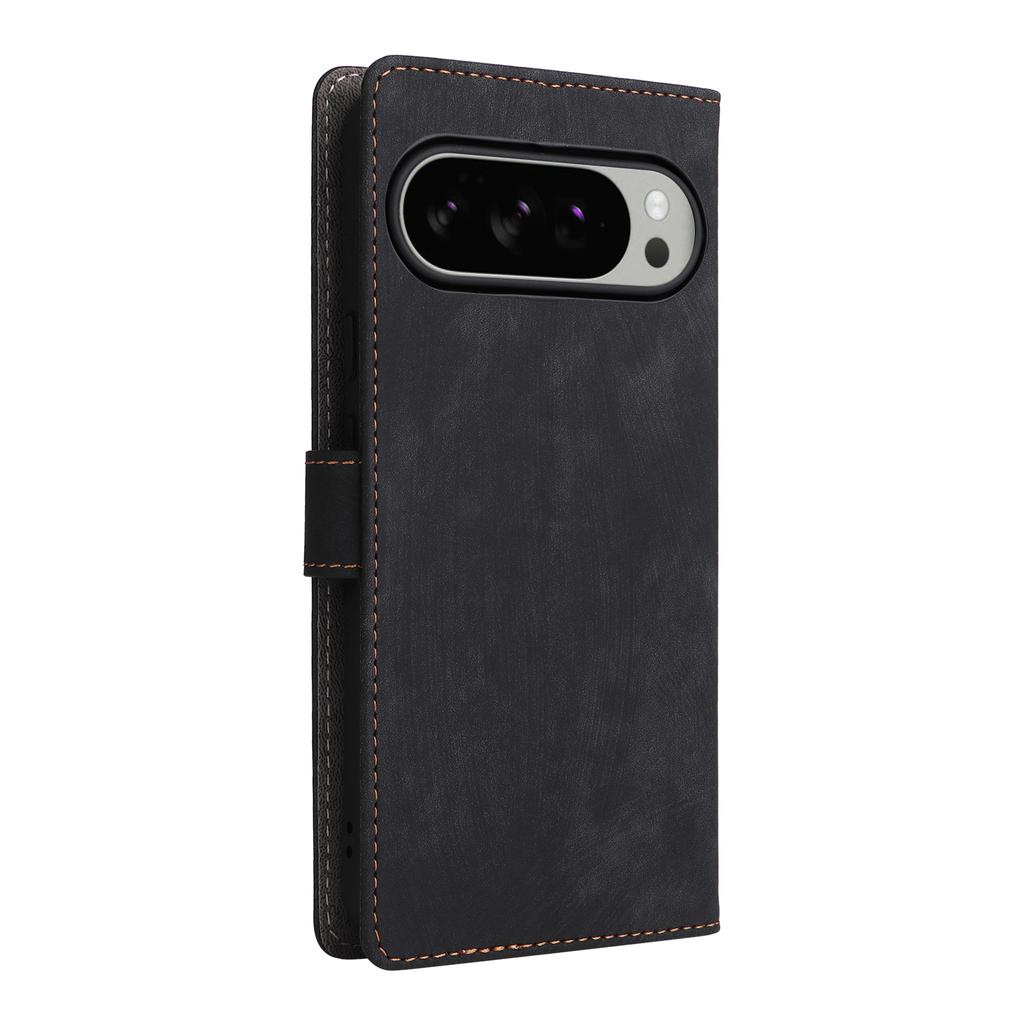 For Google Pixel 10 Pro XL Case Wallet RFID Blocking PU Leather Phone Cover Stand with Strap