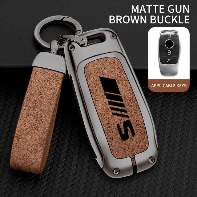 Carcasă pentru chei de mașină din aliaj de zinc pentru Mercedes Benz Clasa S W221 W222 W223 S320 S350 S400 S450 S500.