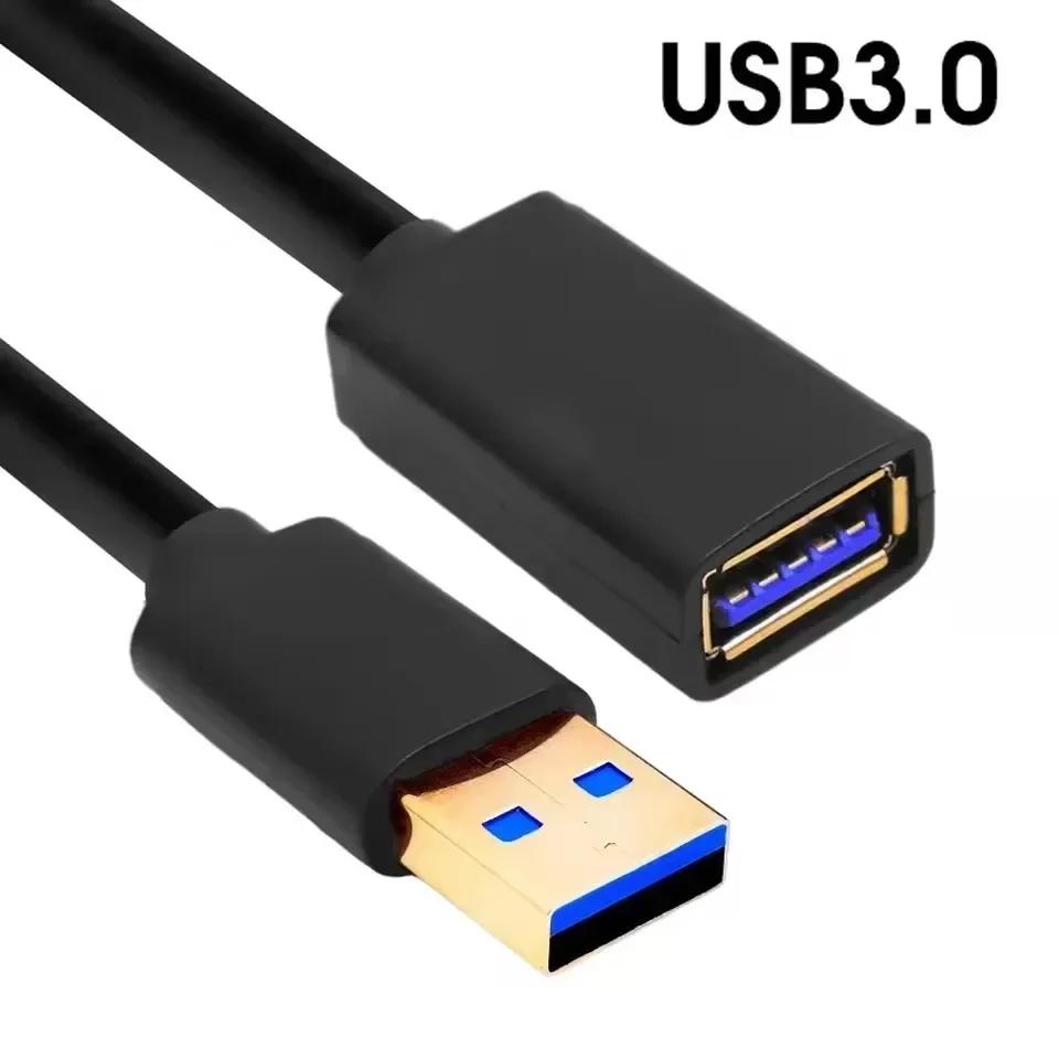 USB Extension Cable USB 3.0 2.0 Extender Cable Cord For Smart TV XBox One SSD PC Laptop 5Gbps Fast Speed Cable 1m 2m 3.0m 1.5m