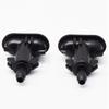 Headlight Washer Nozzle Nozzle ABS Black Direct Replacement