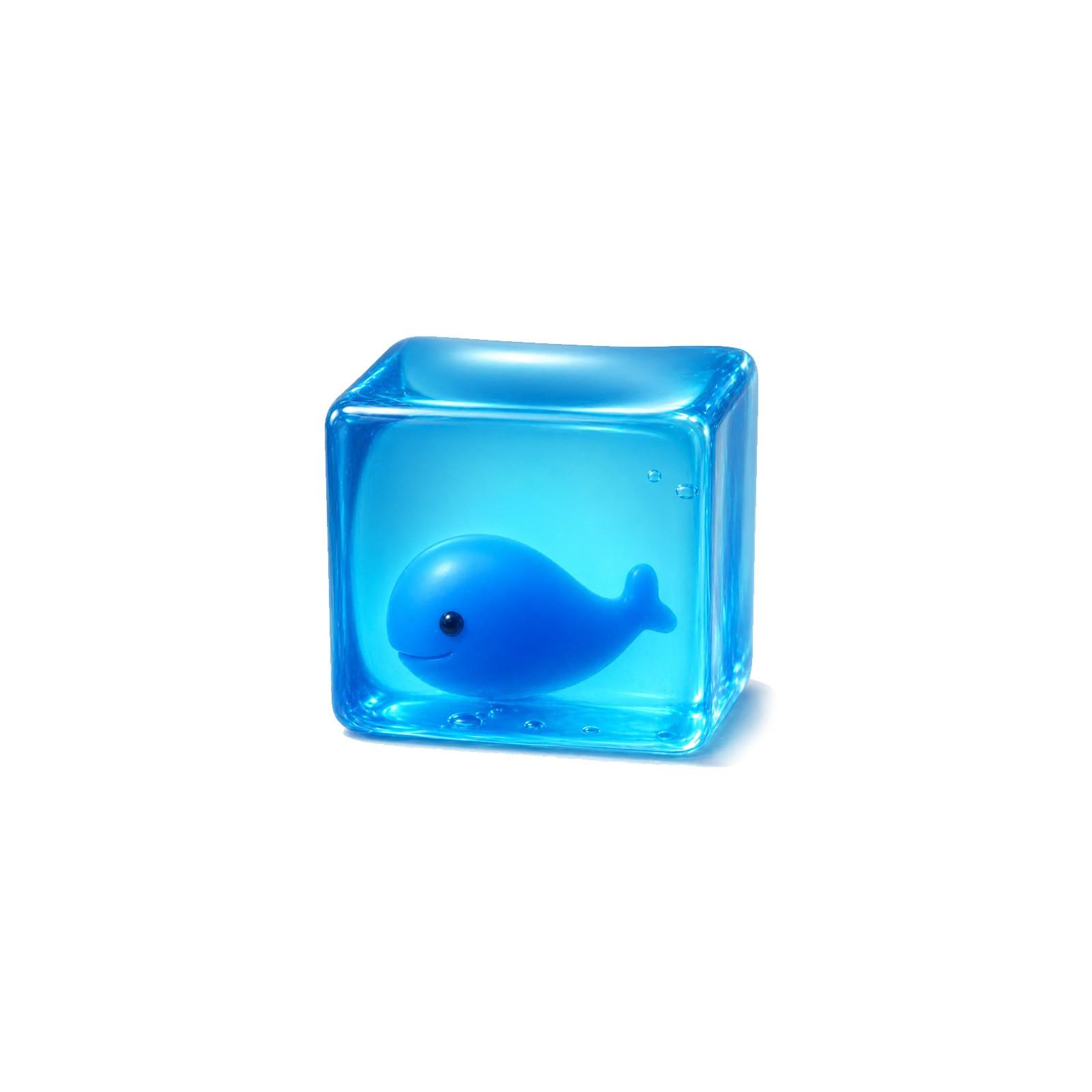 

Square Whale Night Light Soft Squeeze Toy for Stress Relief and Sensory Play for Kids and Adults Home or Office Decor синий