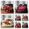 Dominik Szoboszlai Liverpool Rode Trui Portret Flanellen Deken Zacht Warm Wasbaar Premier League Voetbalfan 2D Print Plaid Bank Slaapkamer Decoratie
