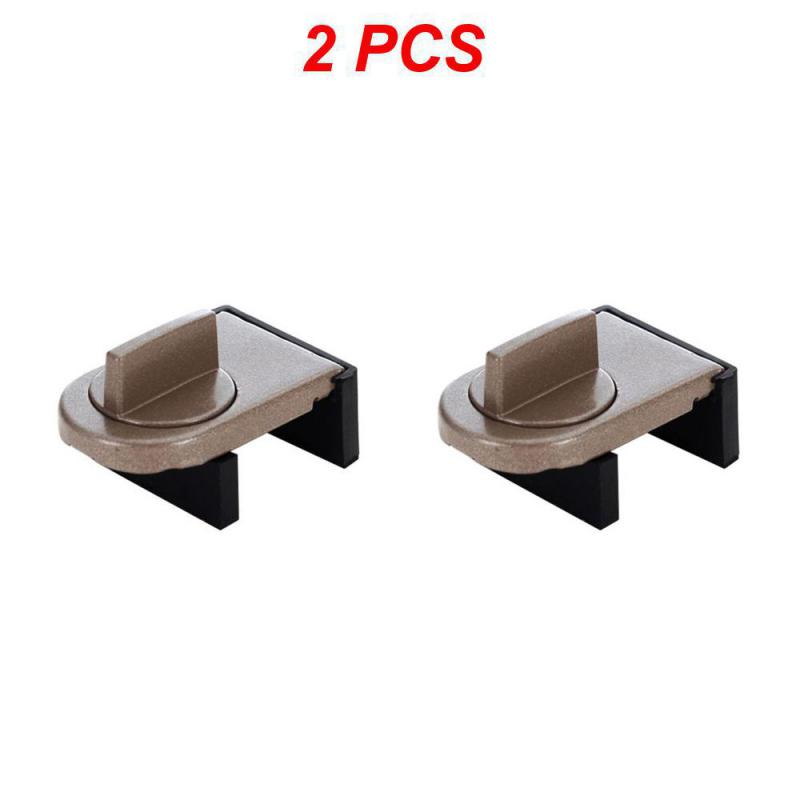 1/2/3pcs Sliding Door Locks Adjustable Security Door Lock Aluminum Alloy Sliding Window Frame Stopper Door Hardware Accessories
