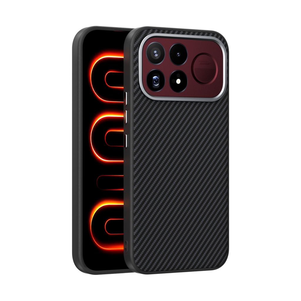 Kevlar Carbon Fiber Texture Magnetic Phone Case for Xiaomi Poco F9 Ultra F8 Pro K100 Pro MAX Hard Shockproof Anti Scratch Protective Cover