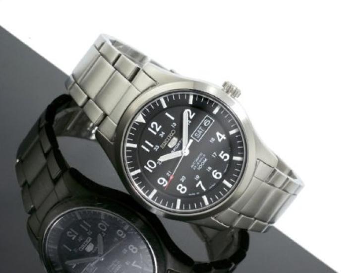 [Seiko] SEIKO Automatic Men's Watch SNZG13J1 Black Made In Japan [Re-imported]