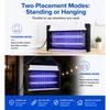 Lampada Elettrica Uccidi Zanzare con Luce UV Insetticida Trappola per Mosche e Falene per Casa, Patio e Garage 20W 30W 40W Repellente per Mosche