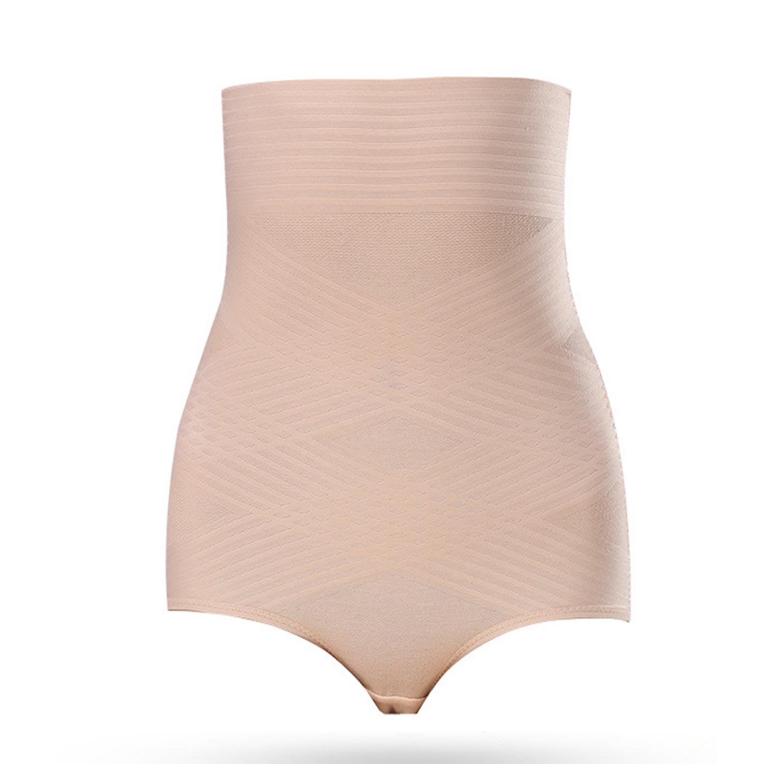 

Корректирующее белье для женщин с высокой талией, утягивающее нижнее белье, утягивающее трусики-пояс 4XL 3XL 4XL бежевый