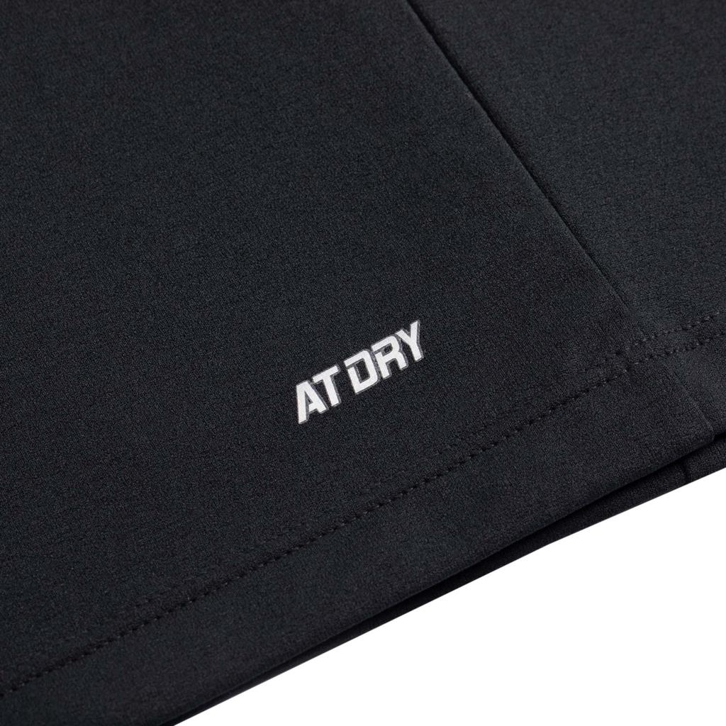 Li Ning Badminton Series Letter Print Quick-Dry Round Neck Short Sleeve T-Shirt Unisex Tops Black AHSV047-1