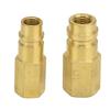 2Pcs R134A Air Conditioning Adapter 1/4SAE High Pressure Converter Coupler Connector