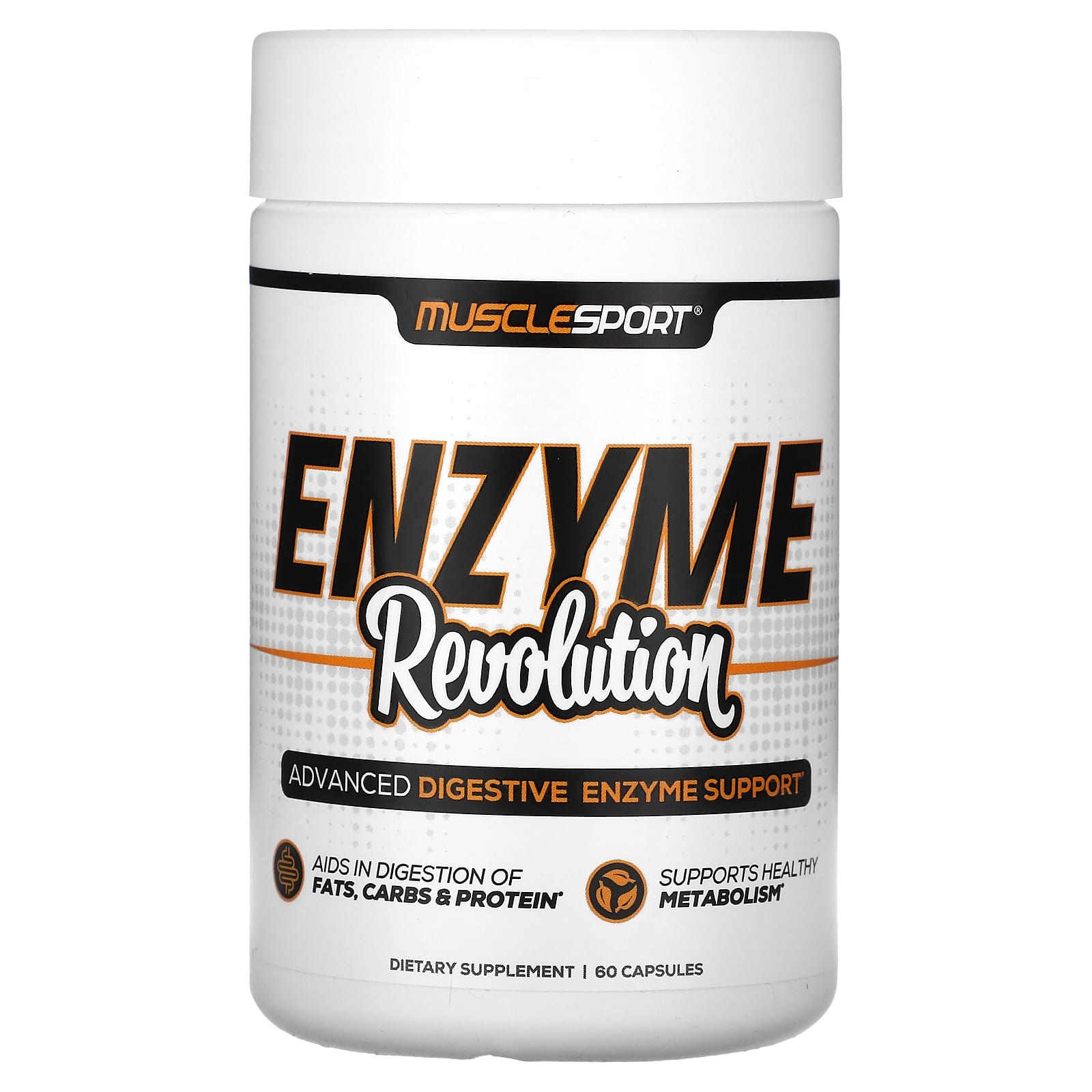 

MuscleSport, Enzyme Revolution, 60 capsules