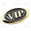 3D Metal VIP JP Emblem Universal Car Side Fender Personalized Creative Scratch Cover Modification Badge