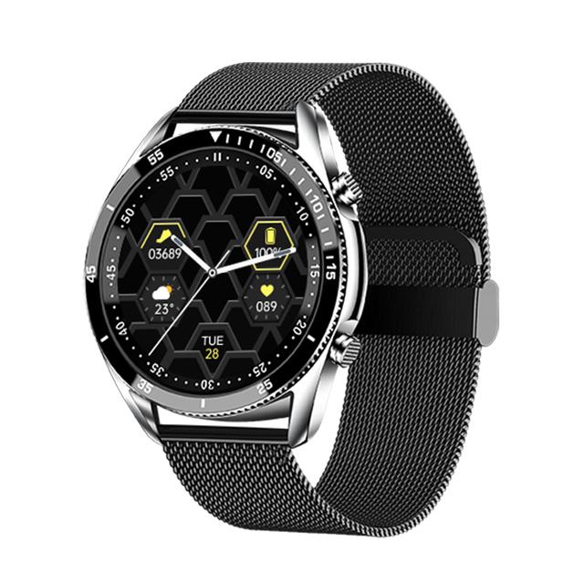 LIGE Smartwatch Donna Con Chiamate Bluetooth – 1,32" HD, Frequenza Cardiaca, Sonno, 2 Cinturini (Nero E Albicocca)