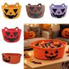 Foldable Halloween Crochet Storage Basket Tabletop Decorative Container  Party Supplies