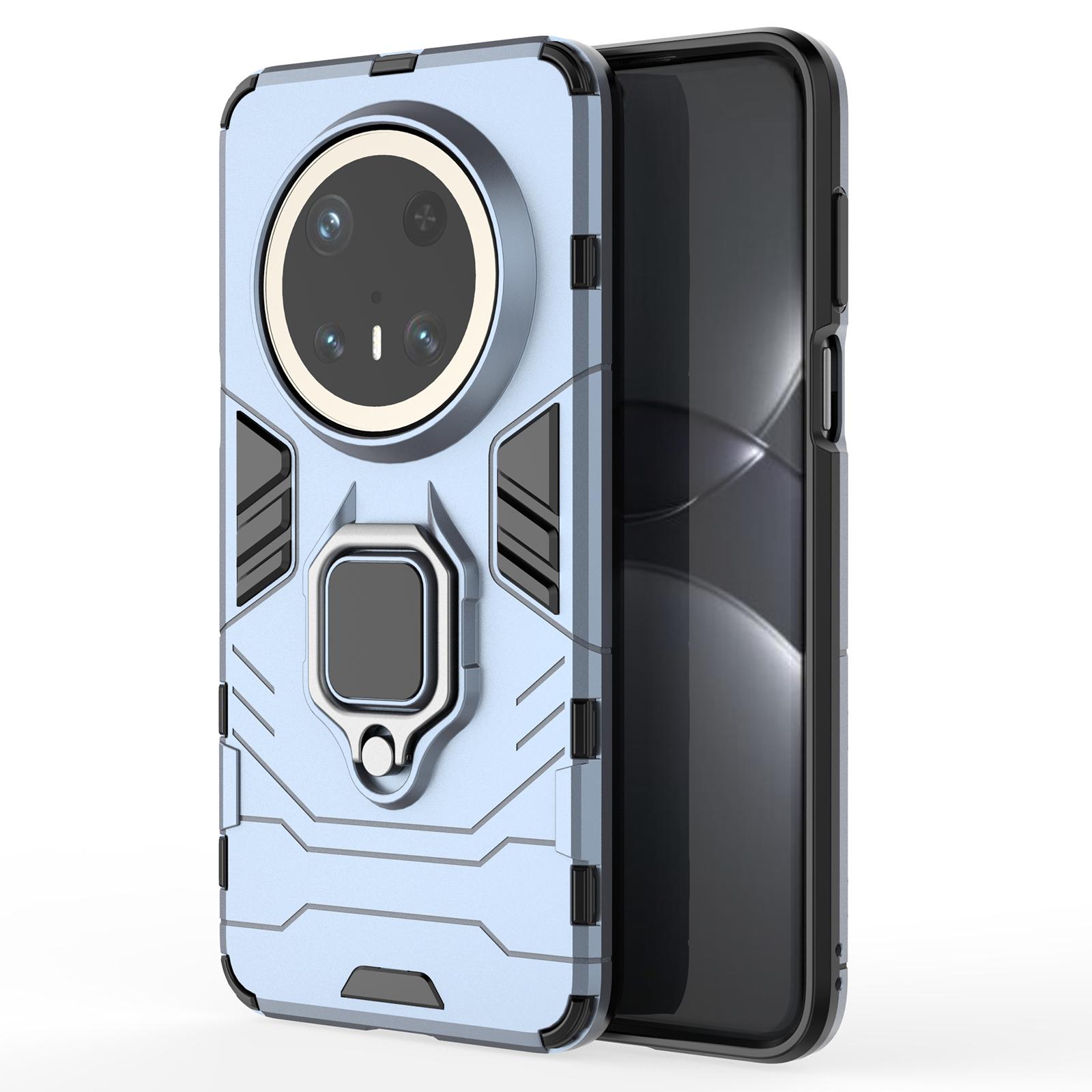 

For Huawei Mate 70 Pro+/70 Pro Case PC+TPU Protective Phone Cover with Ring Kickstand C