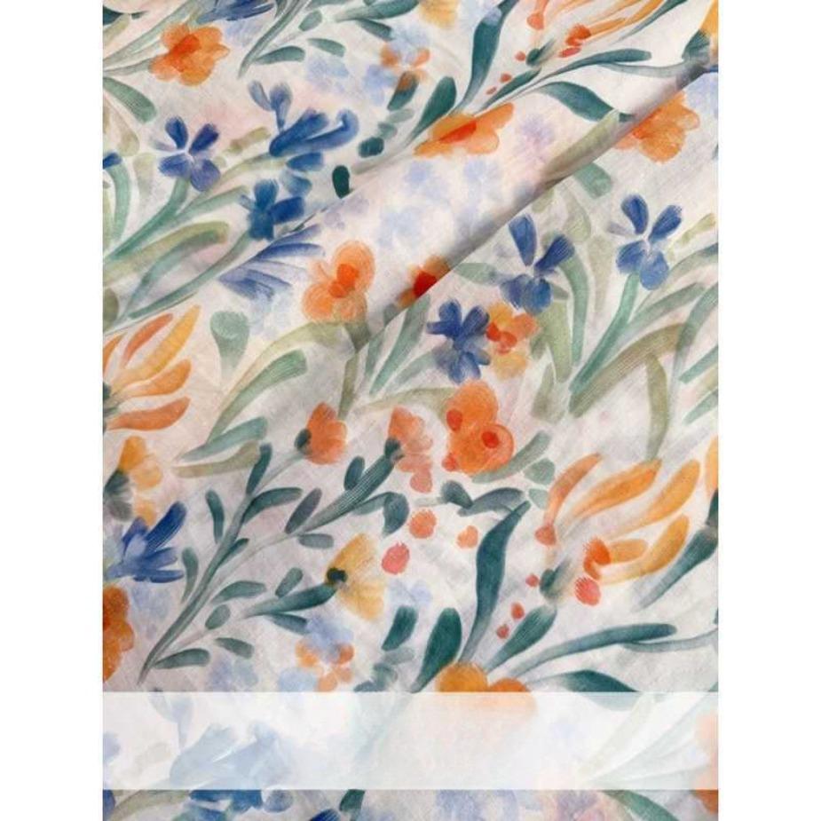 Spring Shirt French Niche Baita Thin Printed Shirt Women's Blouses & Shirts Female Top