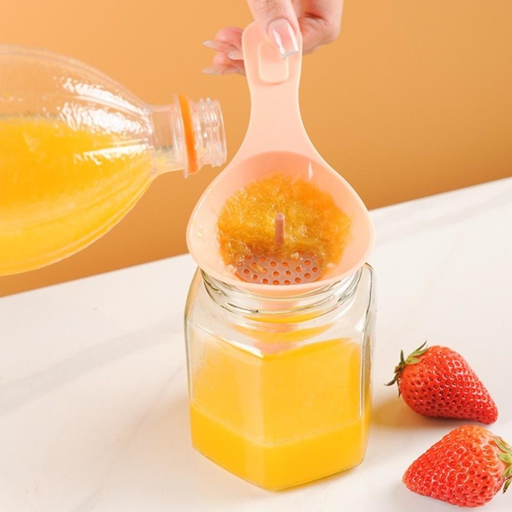 6 in-1 Kitchen Funnel Set BPA-Free Large Opening Oil and Wine Funnel Kit with Filter Strainer Food Grade Plastic
