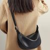 Leather Handbag, Women's Brand Crossbody Dumpling Bag, Underarm Shoulder Bag, Birthday Mother's Day Gift, Practical Present for Mom