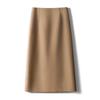 2025 Women's High Waist Slimming Midi Skirt - Spring/Autumn Bodycon with Slit