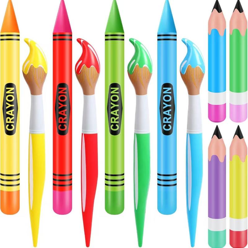 Giant Inflatable Pencil Toy Large Pvc Simulation Pencil Inflatable Stick Prop Blow Up Toy For Kids Party Game Photo Booth Decor