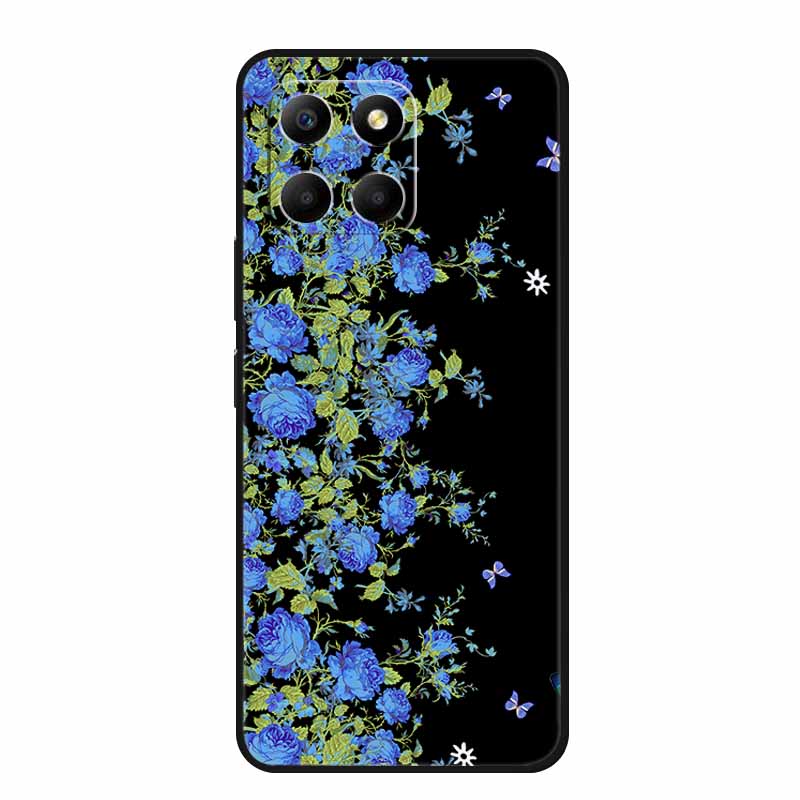 Cartoon Case For Honor X7c X8c X8b X5b Plus Play 9A X6b X6c Phone Case X 8 7 6 C Coque Cute Cat Black Silicone Soft Back Cover