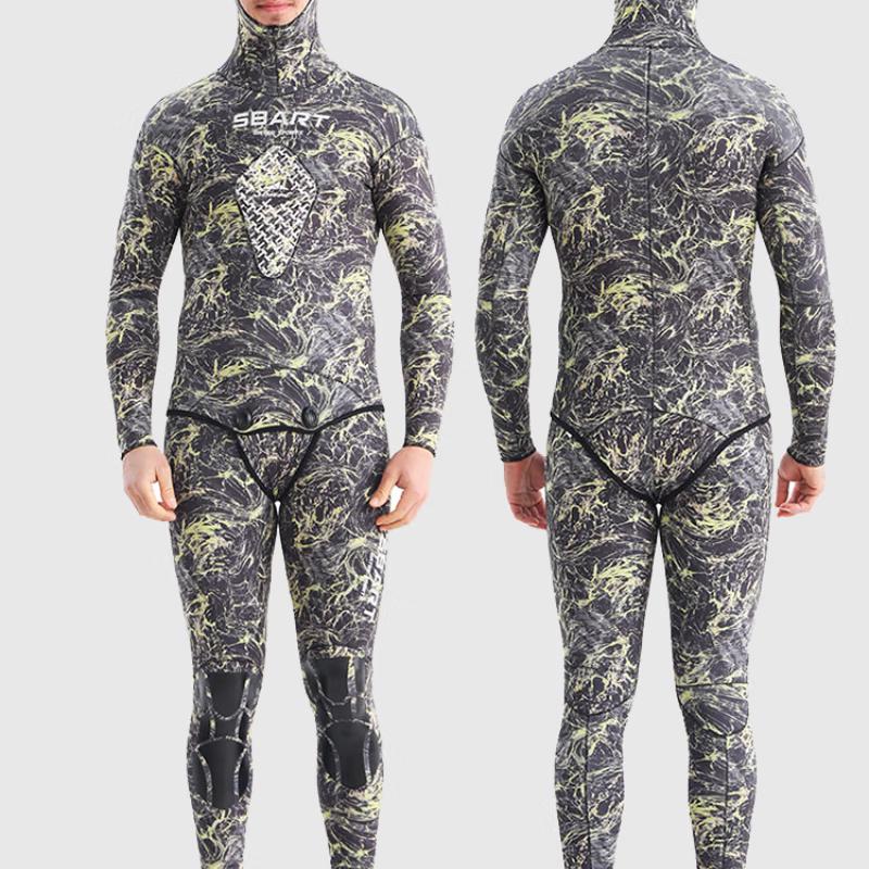 SBART Men's 3.0MM Spearfishing Wetsuit