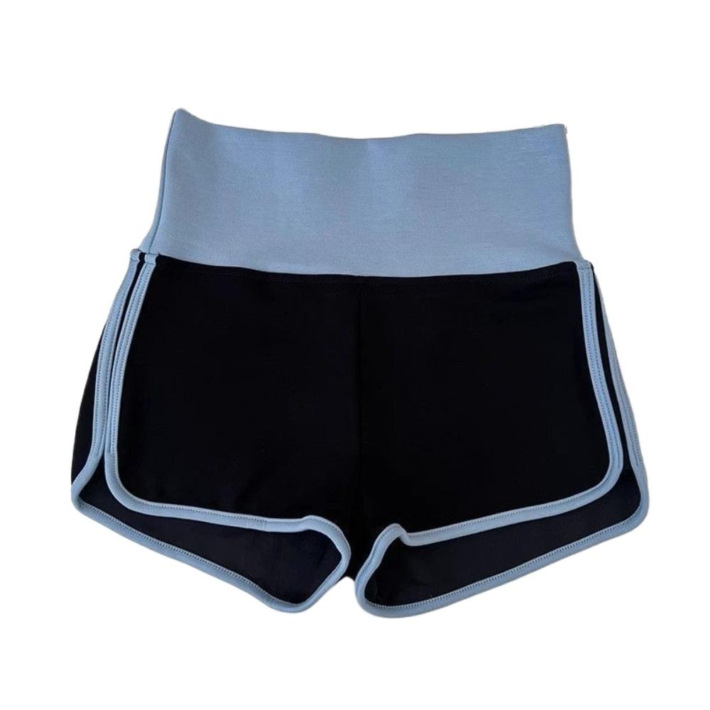 

Sweet Skinny Short Pants High Waist Slim Mini Hot Pants Simple Casual Sport Shorts Women M чёрный/синий