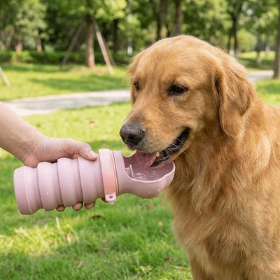 Food Grade Dog Water Cup Leak-proof Cat Water Bottle Dog Squeeze Bottles  Outdoor Dog Walking