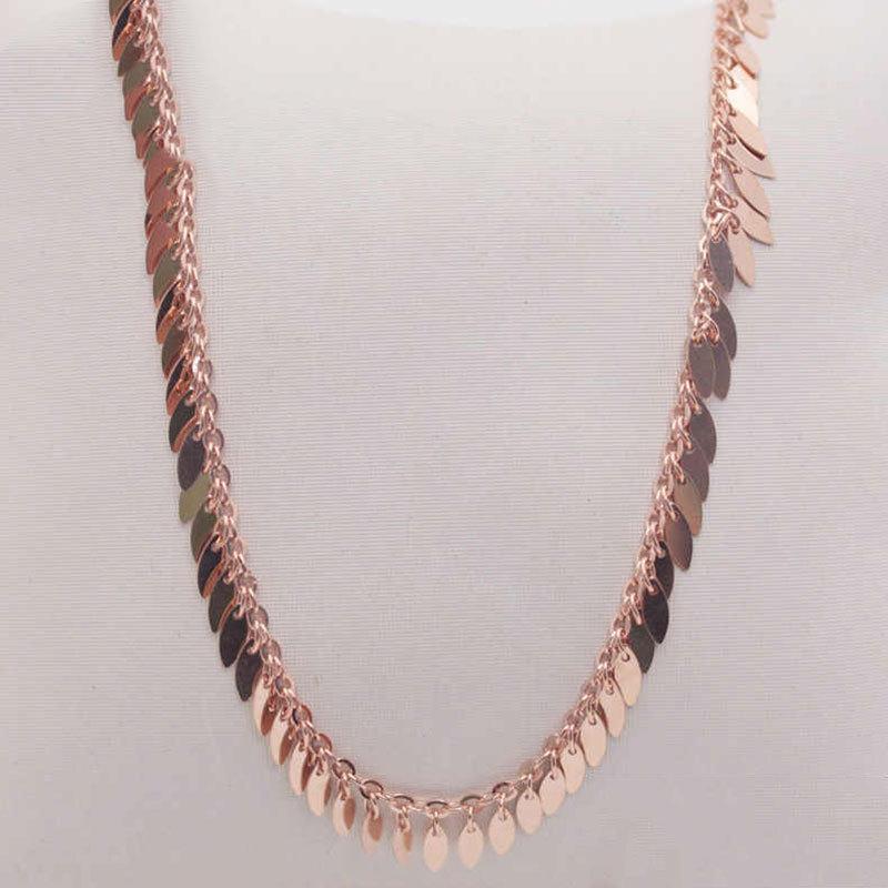 Purple Gold Shiny Rhombus Plated Rose Gold Exquisite Color Gold Design Shiny Bracelet