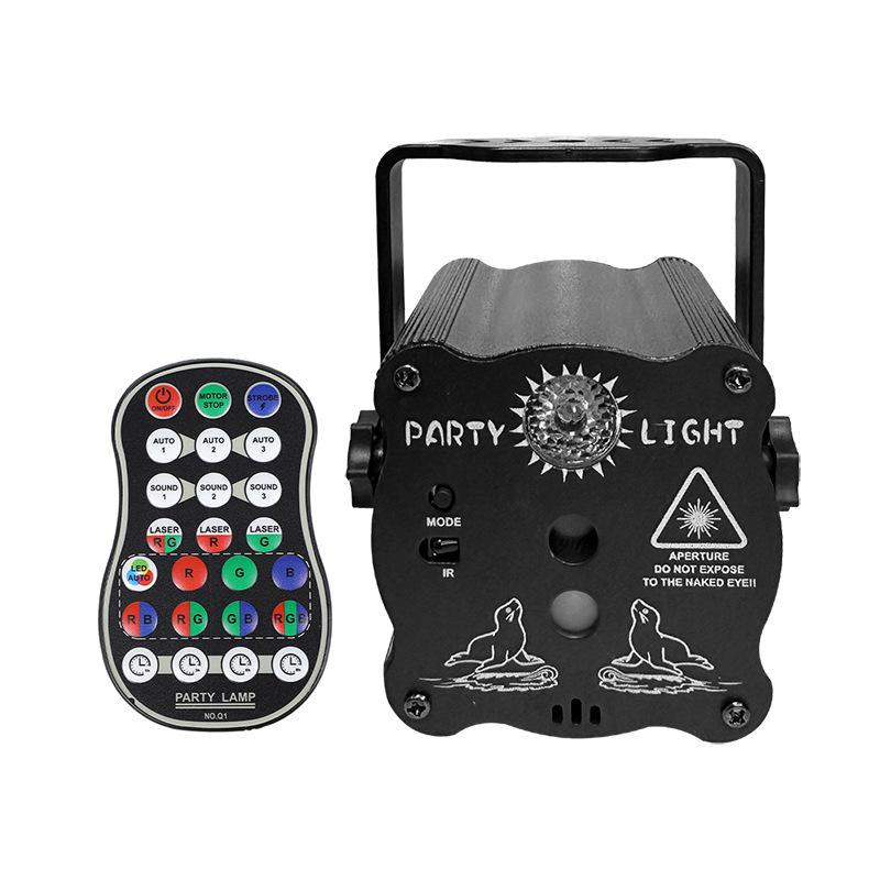 R50 Rechargeable Mini Laser Stage Light - Colorful Strobe for Parties and KTV Atmosphere