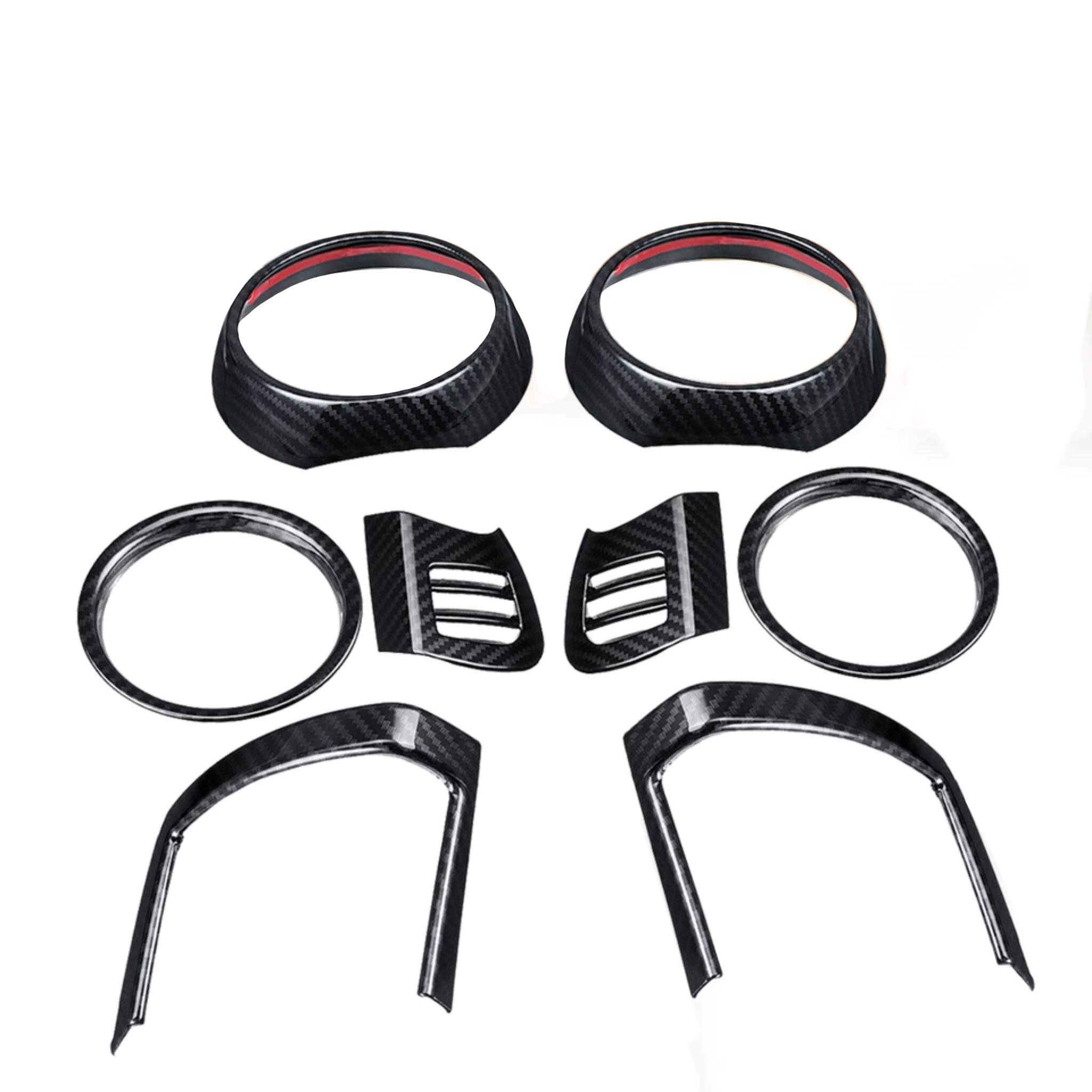 

Splash 8 Piece Carbon Fiber Style Dash Cover Trim for Mini Cooper F55 F56 F57